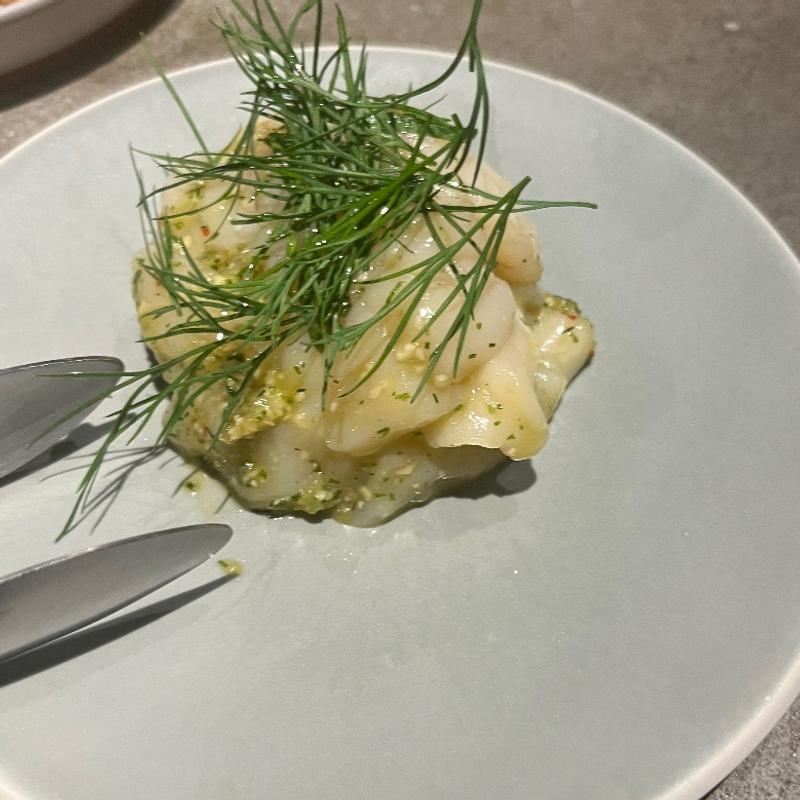 ホタテとハーブ(発酵ﾔｰﾄﾞ)