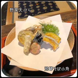 野菜天ぷら(飛騨そば 小舟)