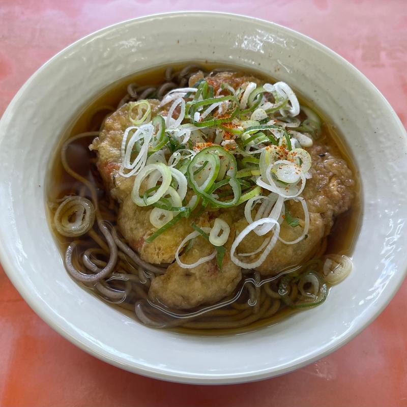 かき揚げそば(常盤軒 品川駅 山手線ホーム店)