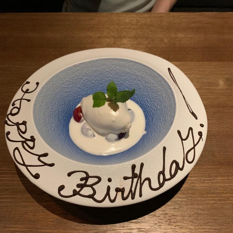 本日のデザート(薪焼 きび)