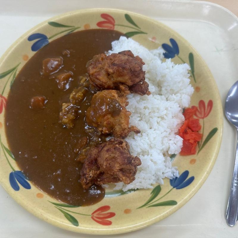 唐揚げカレー(福大第一食堂（学而会館1階）)