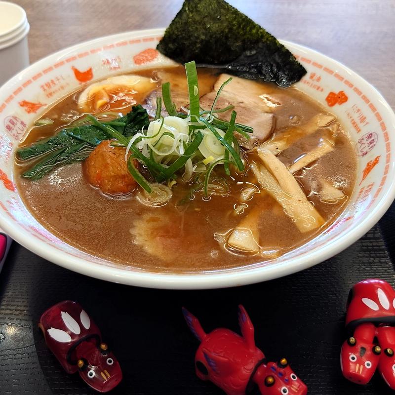 常磐もの煮干中華蕎麦(麺処 ひろ田製粉所 道の駅ふくしま店)