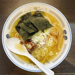 限定麺（こんぶ×サバ×ウルメ大量に入れた塩ラーメン）(えーちゃん食堂)