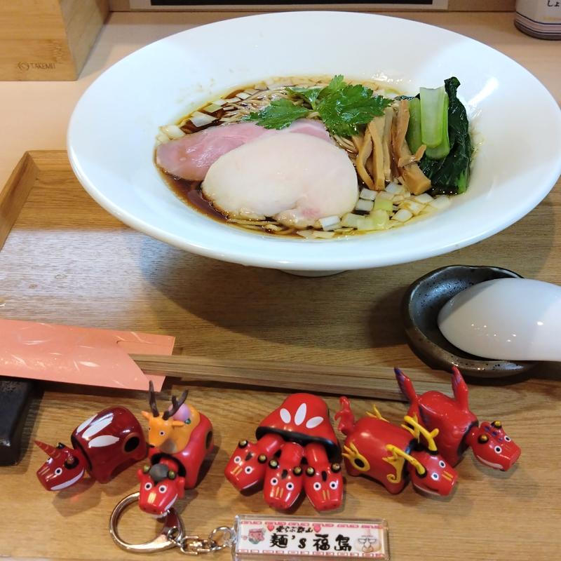 川俣シャモ生醤油ラーメン(麺処 隆)