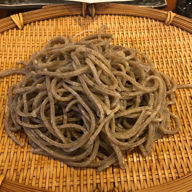 粗挽きそば(中清そば店)