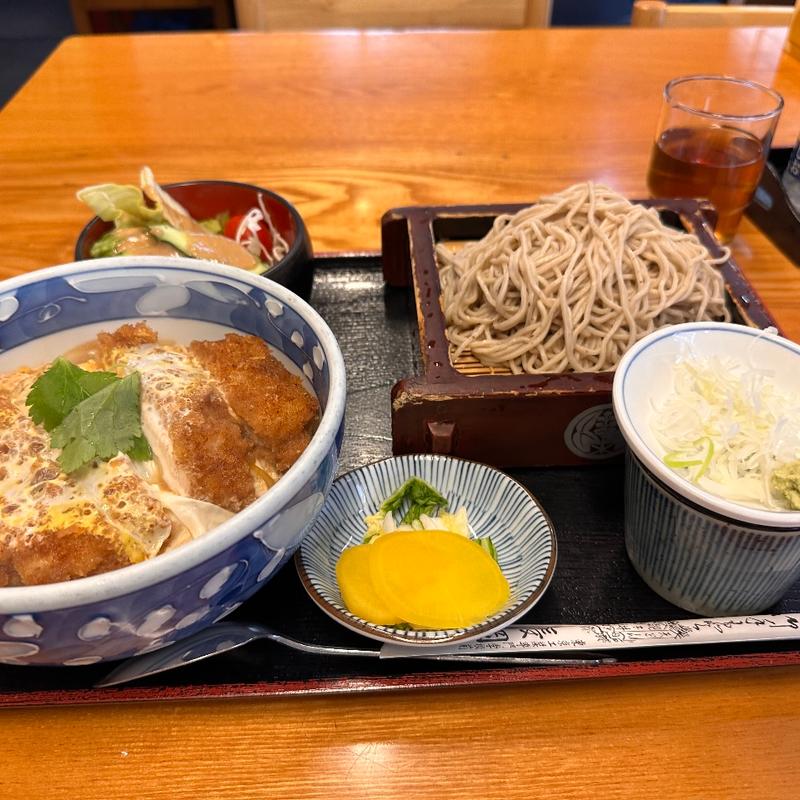 かつ丼セット(そば処 長岡屋)