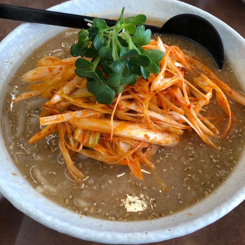 ネギ味噌ラーメン(くるまやラーメン 足利店)