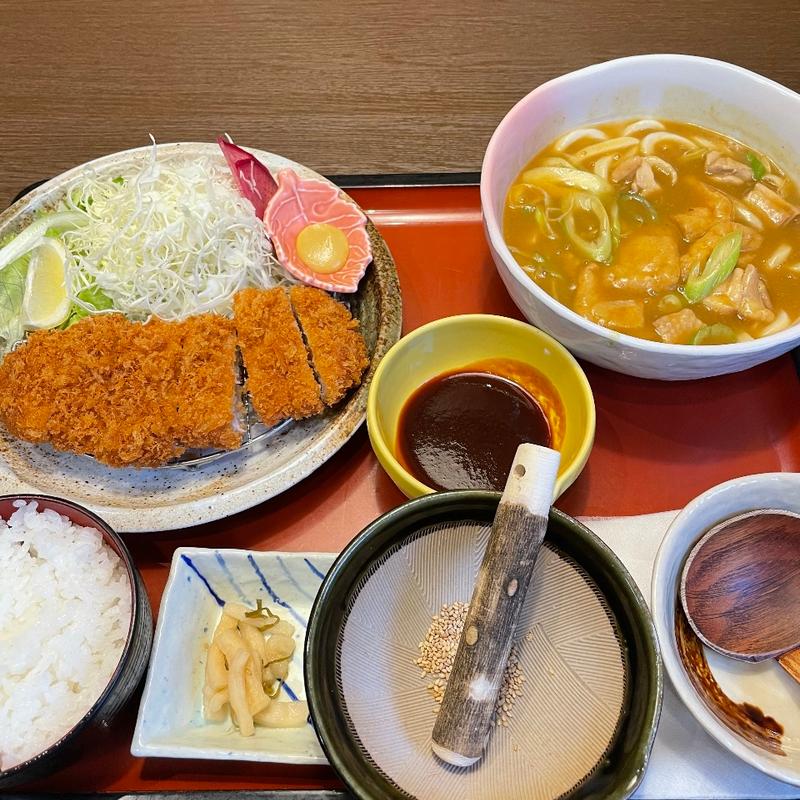 カレーうどん とんかつセット(サガミ 城陽店 （さがみ）)
