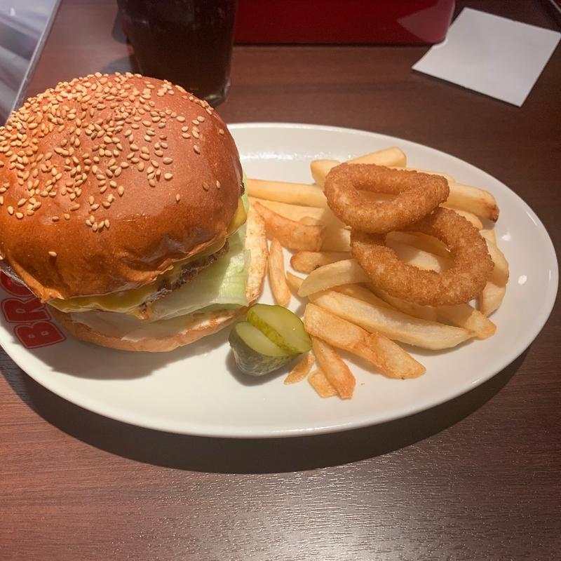 チーズバーガー(ブラザーズ 新富町店)