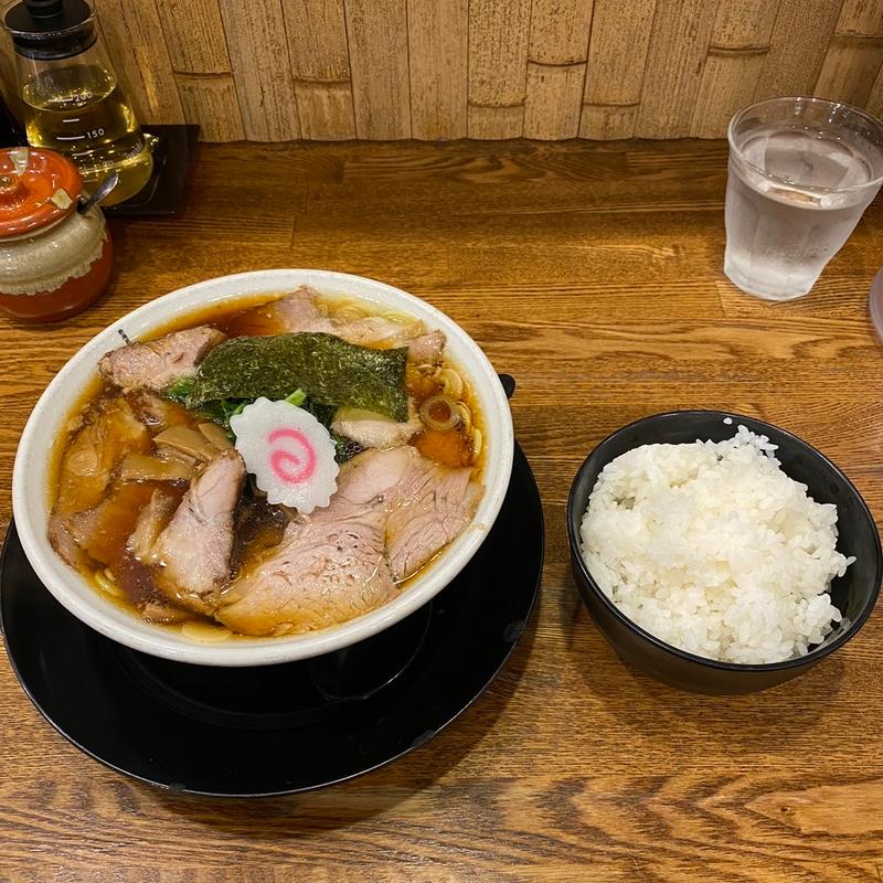 生姜醤油チャーシュー麺(生姜醤油らーめんみずさわ川口店)