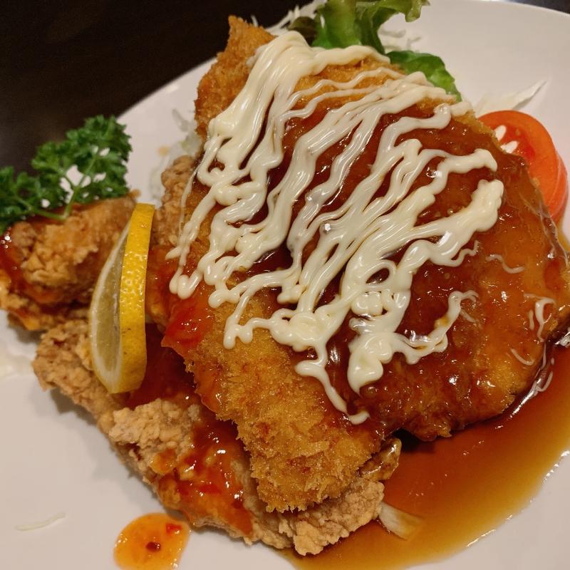 鶏鶏定食(ハロー自家焙煎コーヒー 唐原店 （hello coffee）)