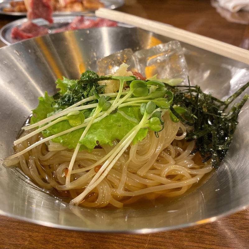 季節の和冷麺(煙力 八事駅前店)