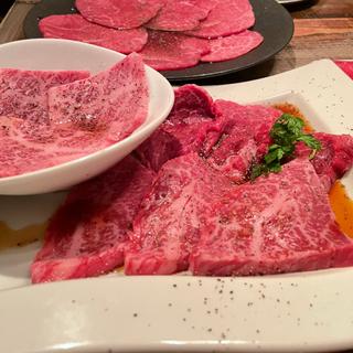 牛肉モモ、カルビ、ハラミ(表参道焼肉KINTAN)