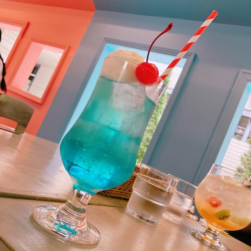 クリームソーダ(ラムネ)(旬" 喫茶パンエス)