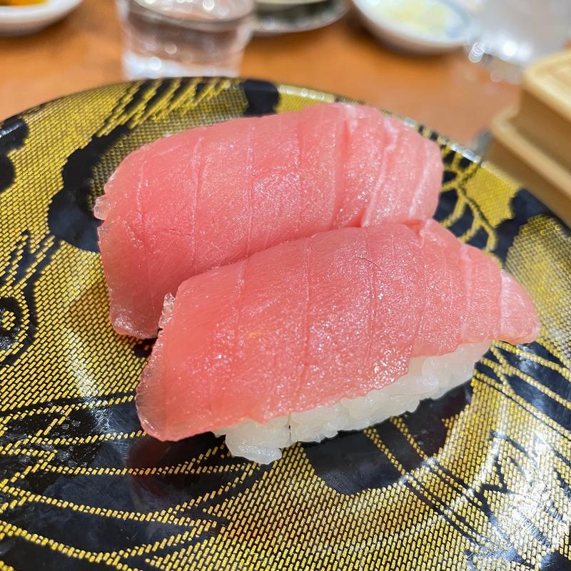 中トロ(回転寿司 えりも岬 菊水元町店)