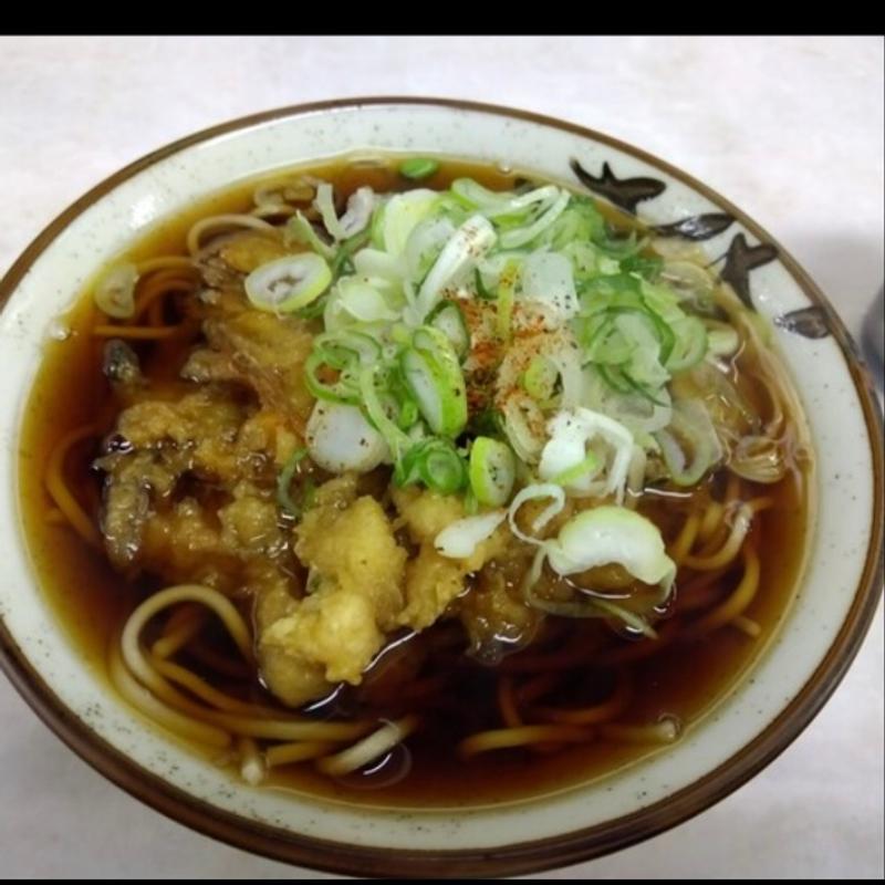 天ぷらそば(立喰そば吾妻屋)