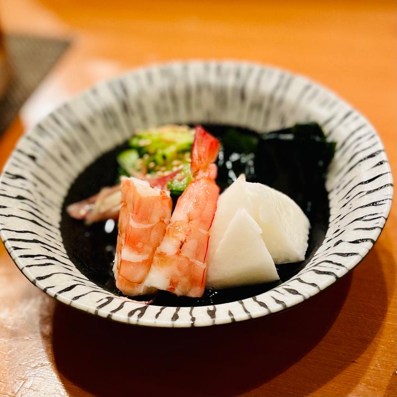 仙コース　酢の物(すし仙自由ヶ丘店)
