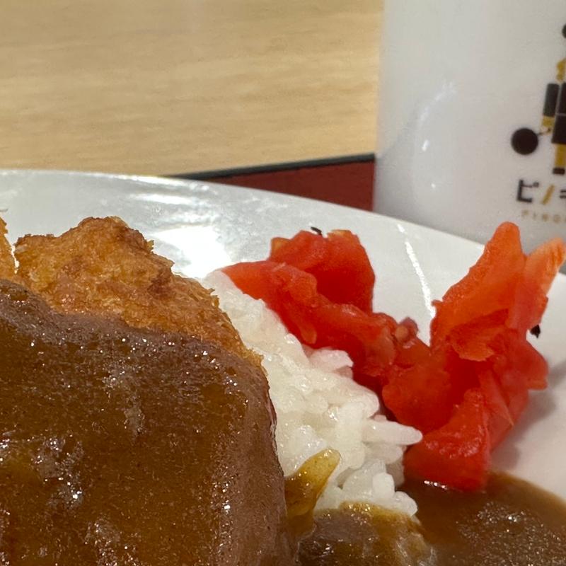 カツカレー➕ホットコーヒー(グリル＆パフェ ピノキオ アリオ橋本店)