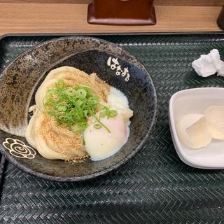 温玉ぶつかけ(吉野家・はなまるうどん 福岡空港店)