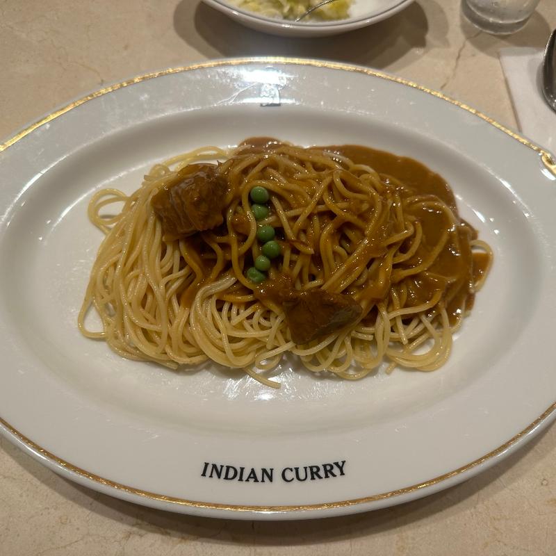 インデアンスパゲティ(インデアンカレー 淀屋橋店)