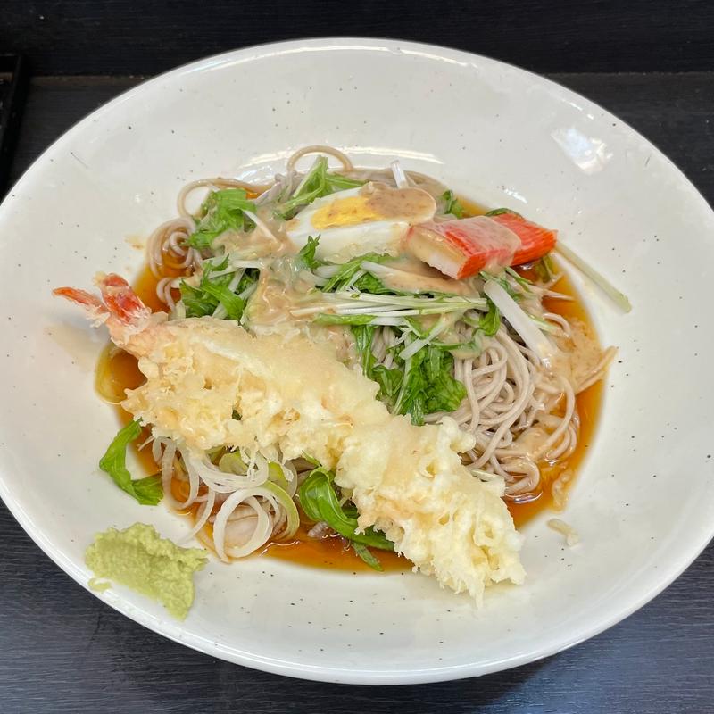 冷し胡麻ダレそば(文殊 両国駅前店 )