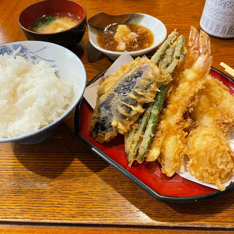 天ぷら定食(天ぷら 天三(てんさん))