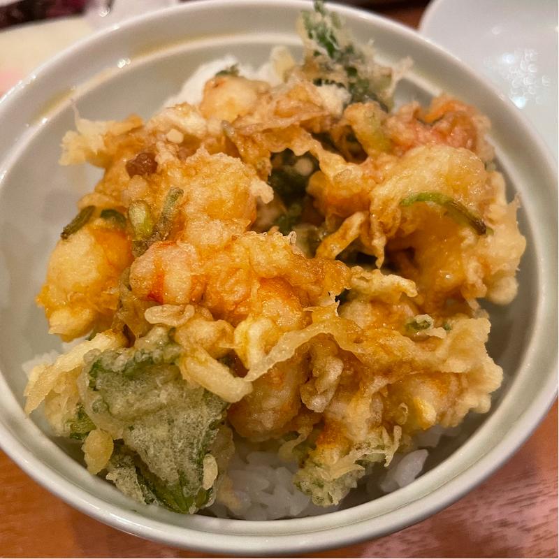 かき揚げ丼(銀座 天ぷら 阿部 )