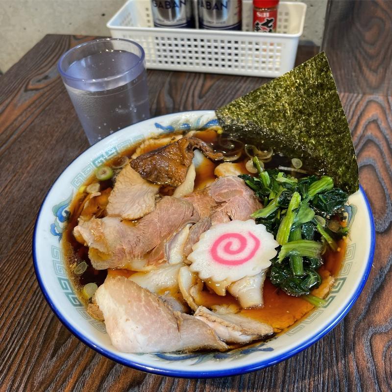 チャーシューラーメン(生姜正油ラーメン専門店 たかの)