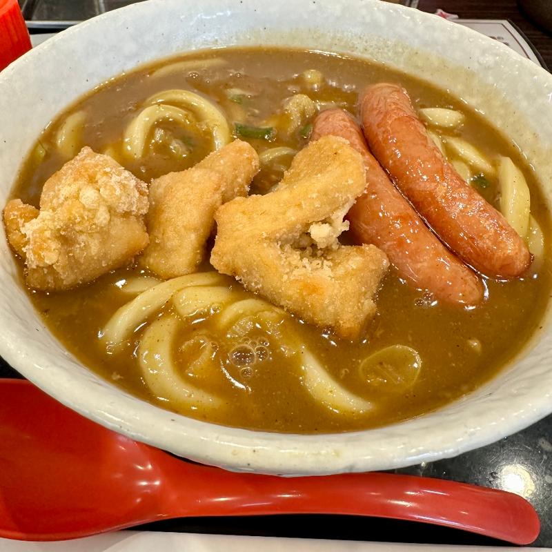 カレーうどんウインナー唐揚げトッピング(CoCo壱番屋 緑区中山店)