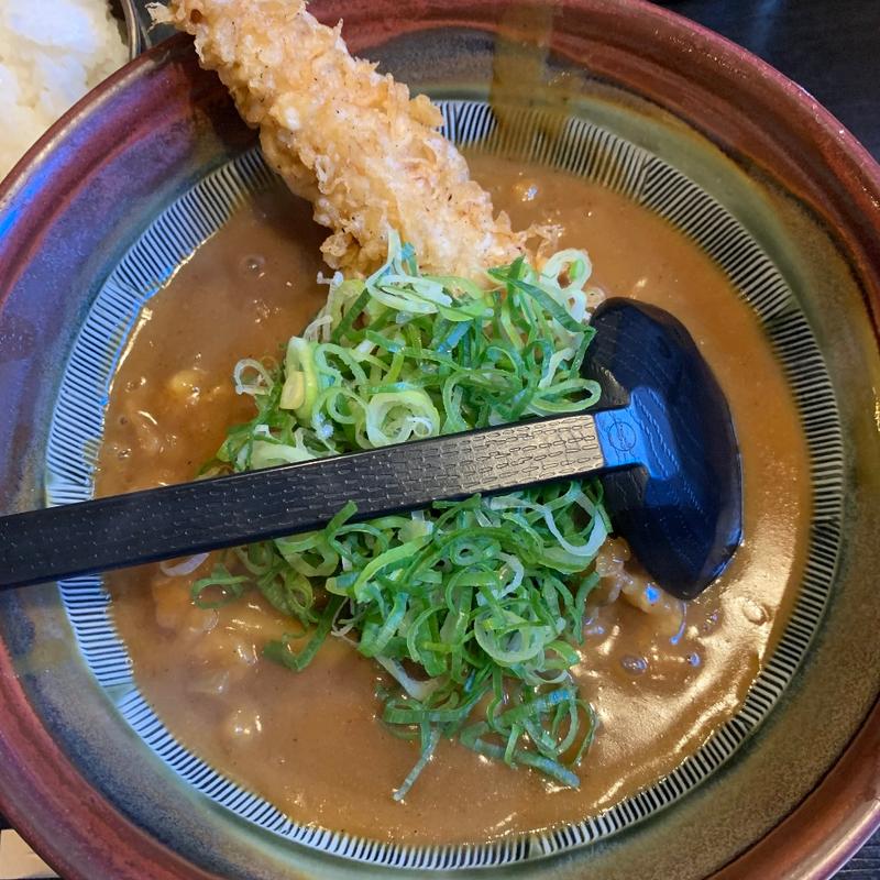 えび天カレーうどん(もつ鍋 暖家(だんや))