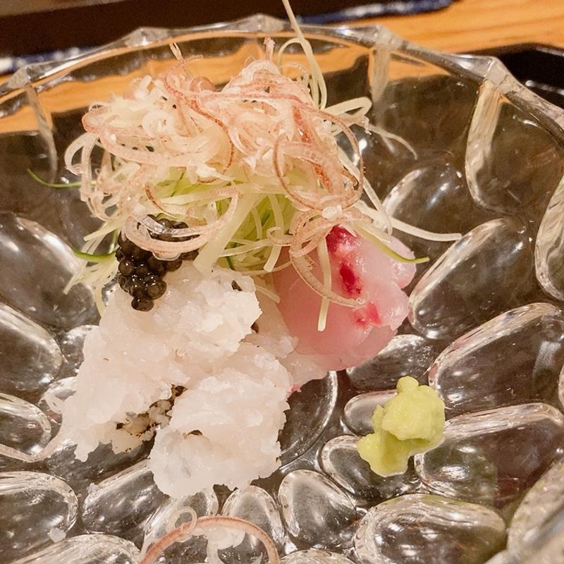 お造り（茶懐石ランチ）(而今)