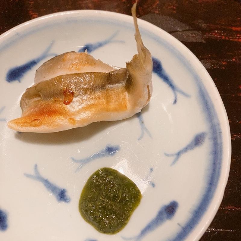 鮎の一夜干し（茶懐石ランチ）(而今)