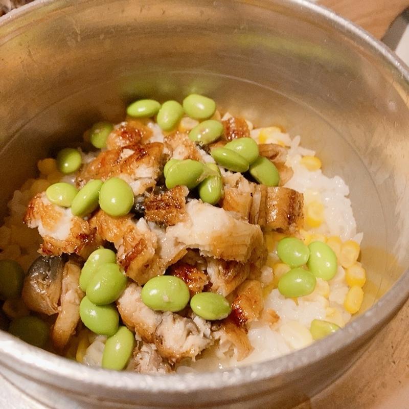 鰻のまぜご飯（茶懐石ランチ）(而今)