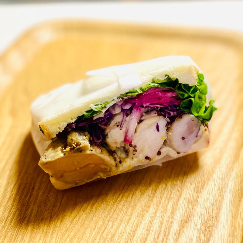 ハニーマスタードチキンサンド(サンドイッチのお店Merci吉祥寺店)