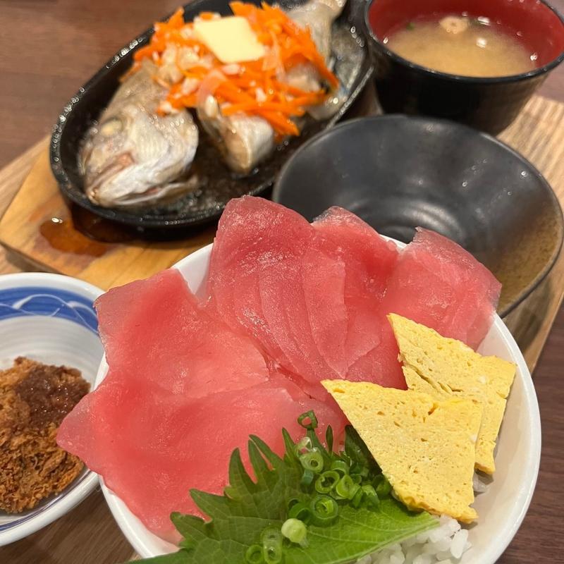 魚バター御膳(お魚屋みーかがん)