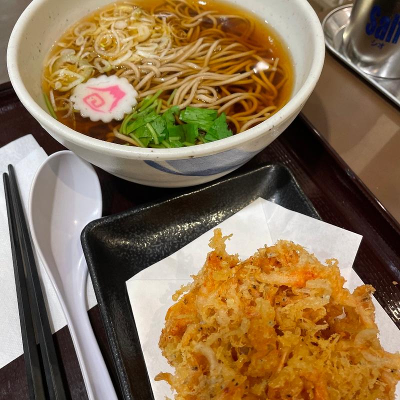 桜海老のかき揚げ蕎麦(麺処 ふじのくに EXPASA富士川上り店)