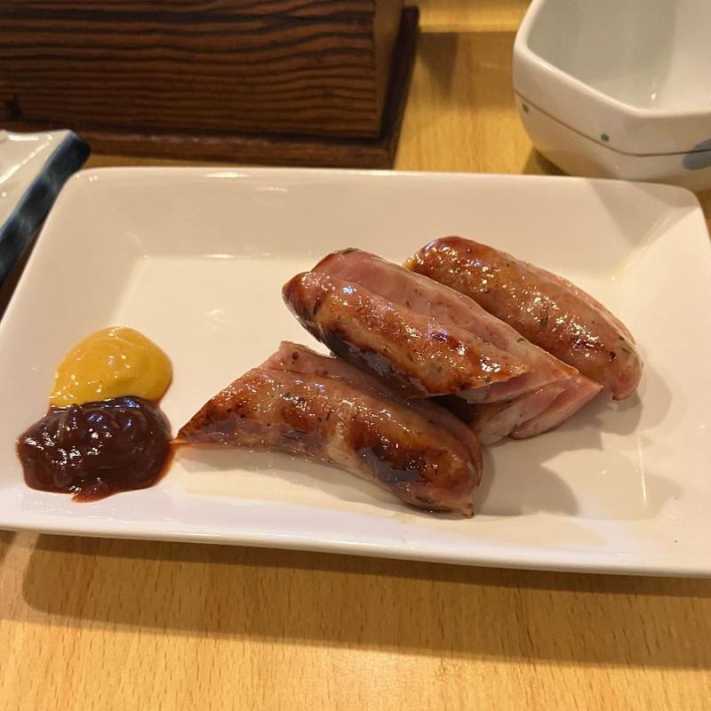 焼ウィンナー(荒磯料理　海女小屋 （あらいそりょうり　あまごや）)