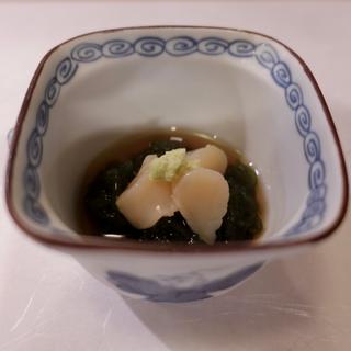 貝柱と海素麺(ひろ作 （ひろさく）)