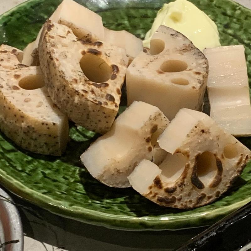 蓮根焼き(佐賀県三瀬村 ふもと赤鶏 田町店)