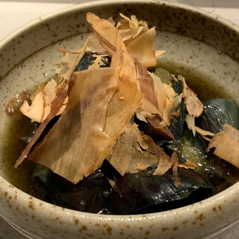 茄子揚げ浸し(佐賀県三瀬村 ふもと赤鶏 田町店)