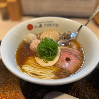 特製ポルチーニ醤油らぁ麺(入鹿TOKYO)