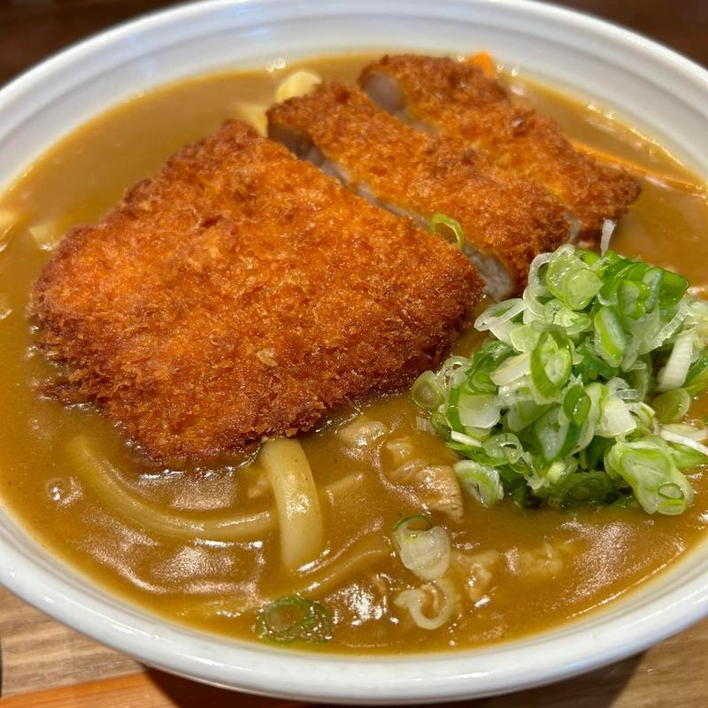 カツカレーうどん(そば処 いってつ)