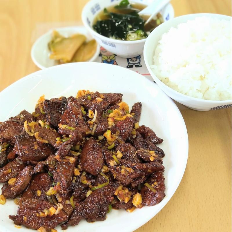 レバの唐辛子イタメ(中華十八番 )