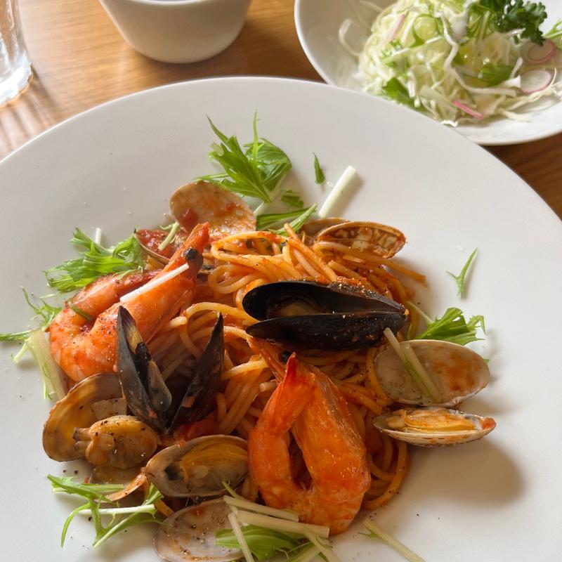 魚介のトマトパスタ(ごはんや mitsuki)