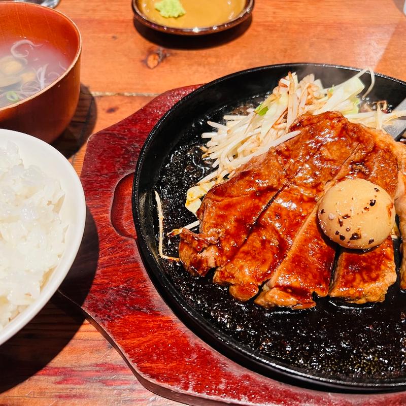 トンテキ　シングル(トンテキ食堂なかむら)