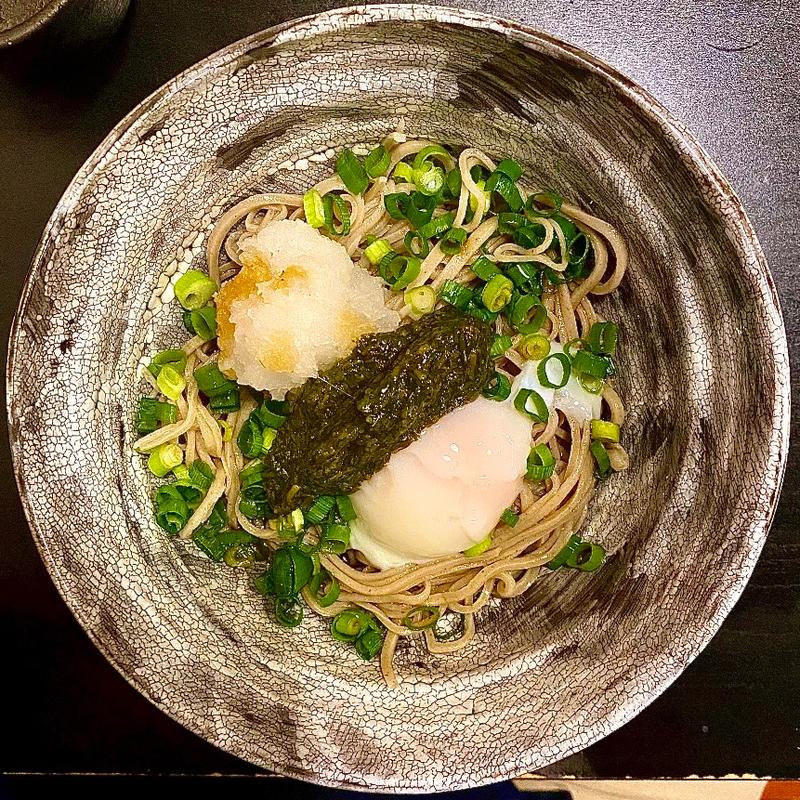 ぶっかけ蕎麦(焼鳥はなび)