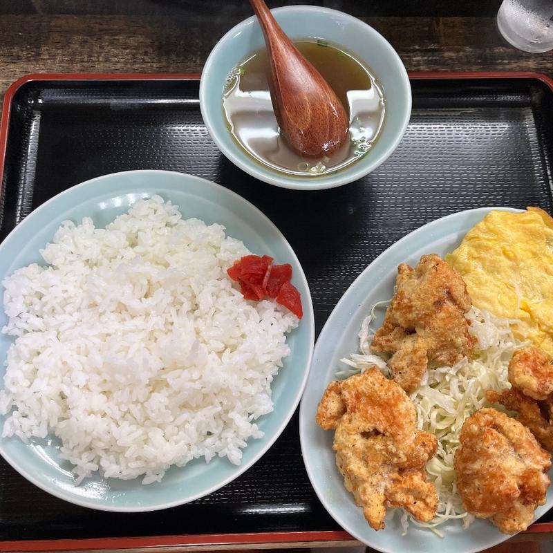 唐揚げ定食(東雲飯店 （シノノメハンテン）)