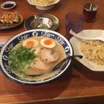 ラーメン+半焼めしセット(博多らーめん　Shin Shin　しんしん)