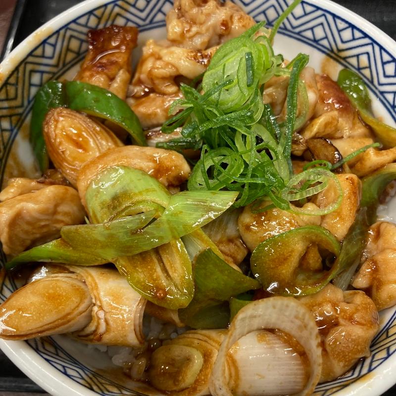 焼き鳥丼(吉野家 新横浜駅北口店)