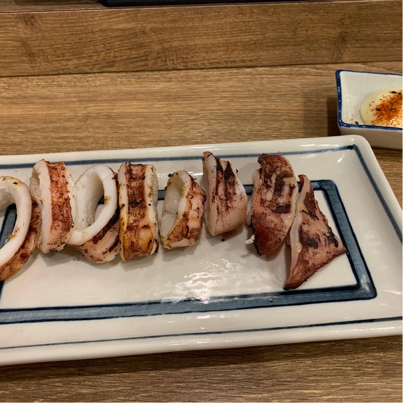 イカの浜焼(磯丸水産　一番町店)